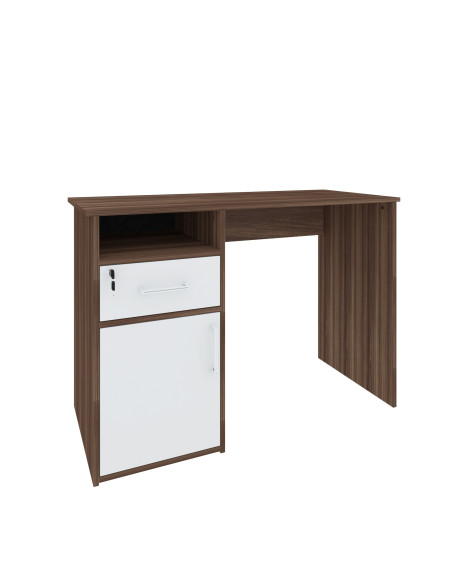 Escritorio Hall 110x48x75 café blanco