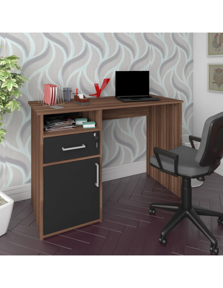 Escritorio Hall 110x48x75 café negro