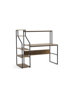 Escritorio industrial Brunei 140x68x120 café