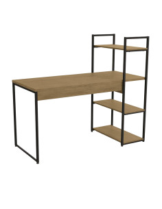 Escritorio industrial Maestranza 136x64x120 café