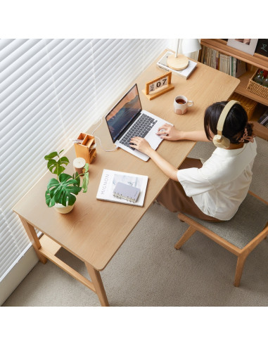 Escritorio Madera Stamford - Mueble Home Office Resistente