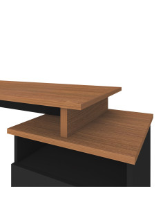 Escritorio Plus 143x45x75 negro 2