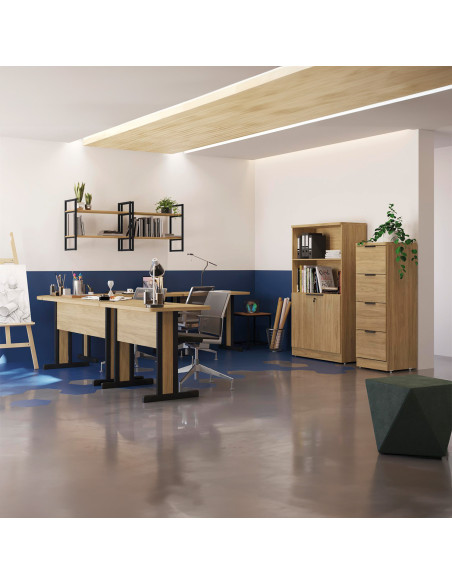 Escritorio Teca Italia 123x75x60 café