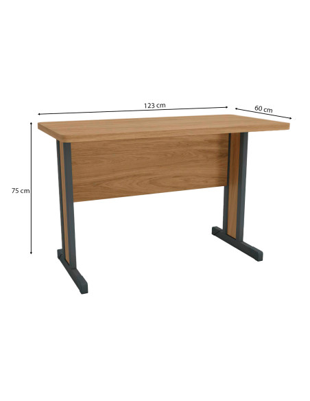 Escritorio Teca Italia 123x75x60 café