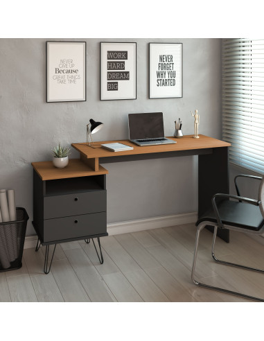 Escritorio Plus 143x45x75 negro