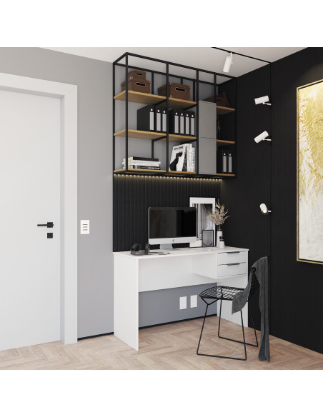 Escritorio Turim 122x45x75 Blanco