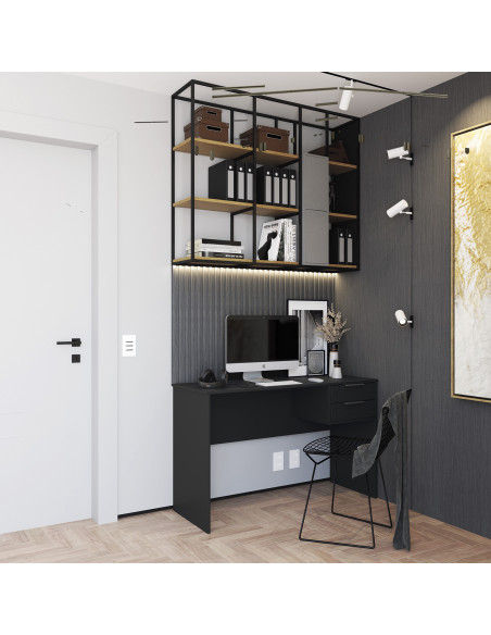 Escritorio Turim 122x45x75 Negro