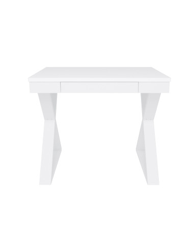 Escritorio Veneza II 91x50x78 Blanco - Mueble Moderno de Oficina