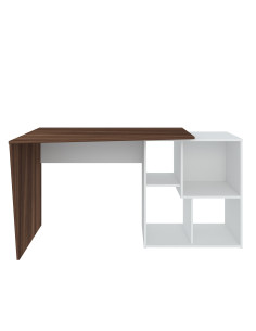 Escritorio Urban II 124x50x76 café-blanco