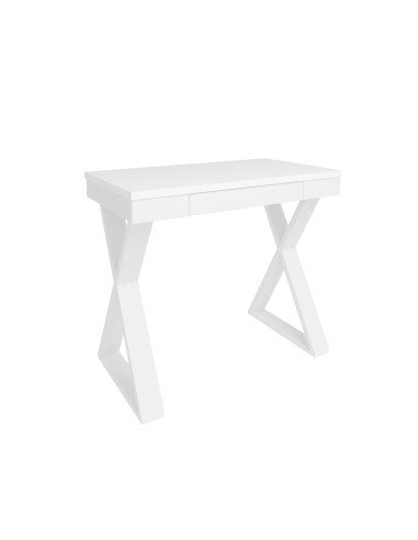 Escritorio Veneza II 91x50x78 Blanco - Mueble Moderno de Oficina