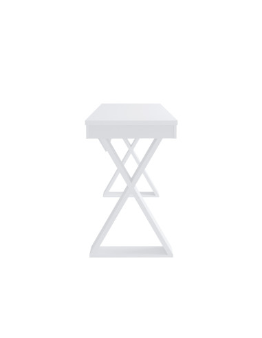 Escritorio Veneza II 91x50x78 Blanco - Mueble Moderno de Oficina