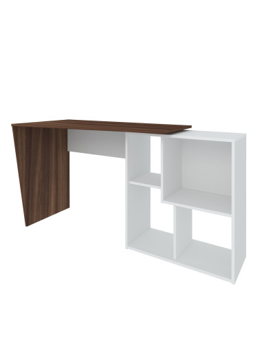Escritorio Urban II 124x50x76 café-blanco
