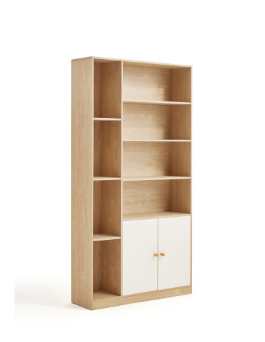 Librero Multifuncional Dover 2 Puertas - Mueble Organizador