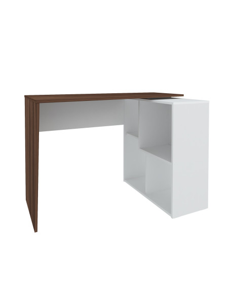 Escritorio Urban II 124x50x76 café-blanco