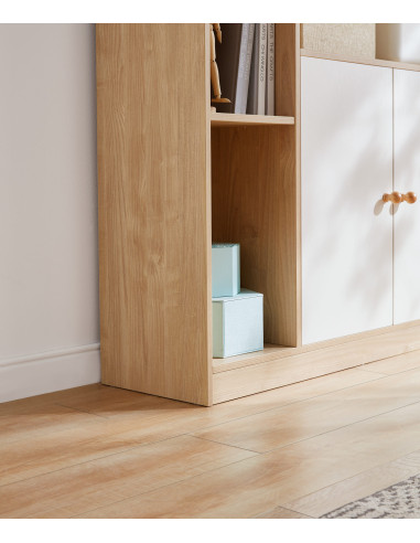 Librero Multifuncional Dover 2 Puertas - Mueble Organizador