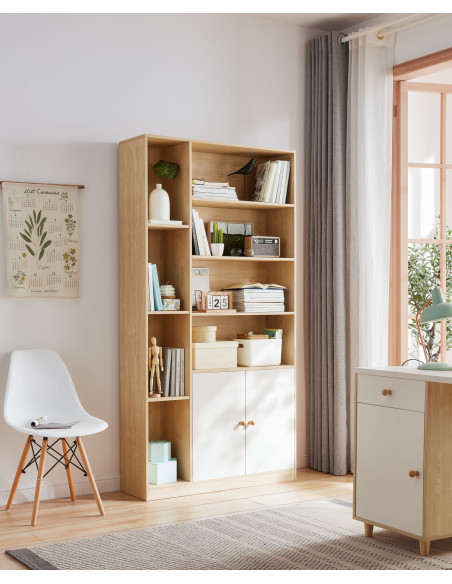 Librero multifuncional Dover 2 puertas