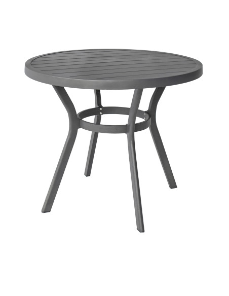 Mesa Terraza redonda gris 90cm