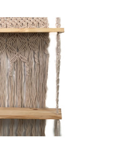 Repisa macrame doble 43x107cm 2