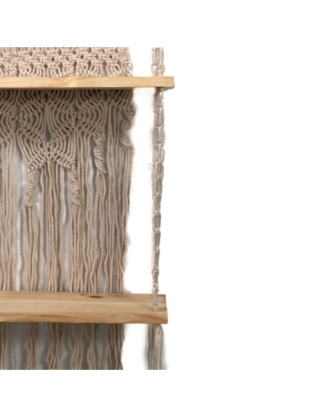 Repisa macrame doble 43x107cm