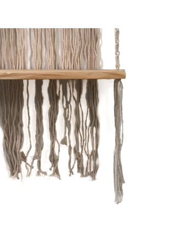Repisa Macramé Doble 43x107cm - Decoración Elegante para el Hogar