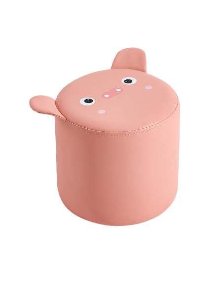 Pouf infantil rosado
