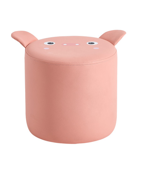 Pouf infantil rosado