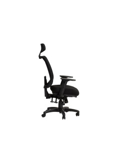 Silla oficina alta Saga negro 2