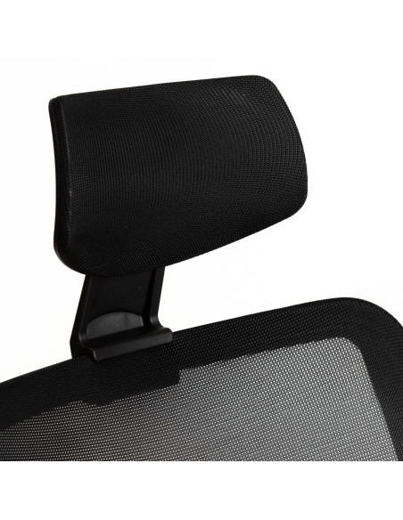 Silla oficina alta Saga negro