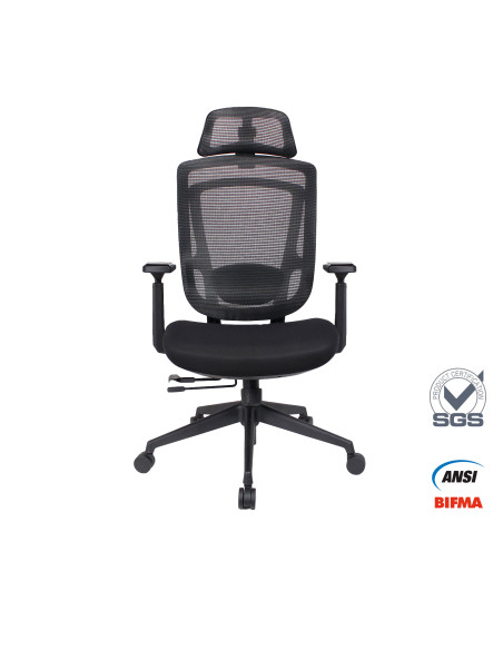 Silla oficina Pular base nylon negro