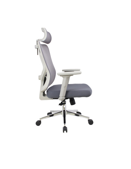 Silla oficina Tacora cromada gris