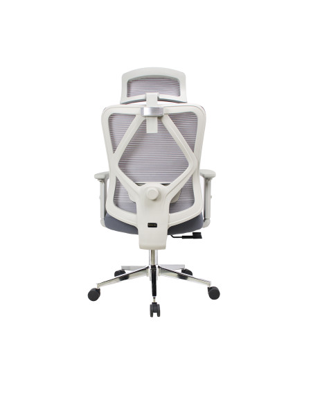 Silla oficina Tacora cromada gris