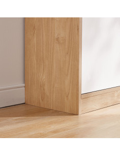 Vitrina Boracay 80x34x194 blanco 2