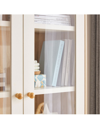 Vitrina Boracay 80x34x194 blanco