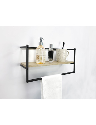 Repisa Toallera Alison - Estante Decorativo para Living