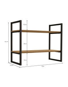 Repisa industrial Illinois 2 niveles 2