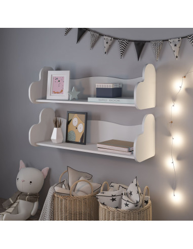 Repisa Love 93x30x30 cm - Estante para Living