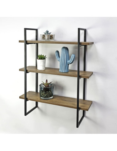 Repisa 3 Niveles Laurel - Estante de Pared Versátil y Elegante