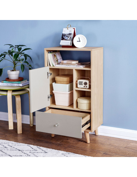 Mueble multiuso 1 cajon 1 puerta Nabil