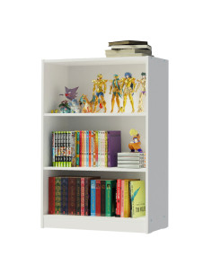 Librero Vercelli 3 niveles blanco 2