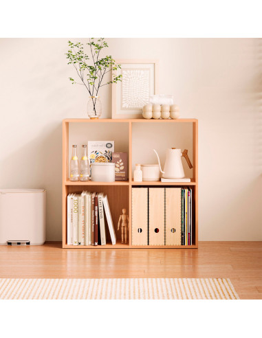 Librero Ritz - Estante de Melamina para Living