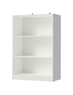 Librero Vercelli 3 niveles blanco