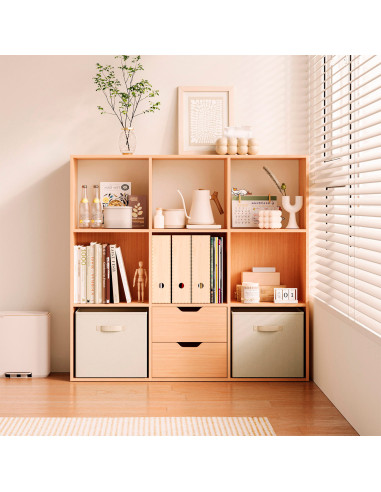 Librero Ritz-2 121x30x150 cm para Living - Muebles de Calidad