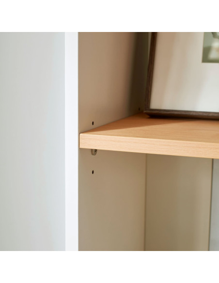 Librero infantil Mosi blanco madera