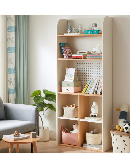Librero infantil Mosi blanco madera