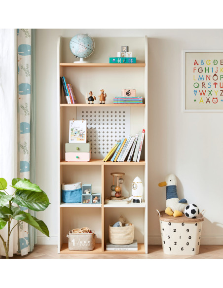 Librero infantil Mosi blanco madera