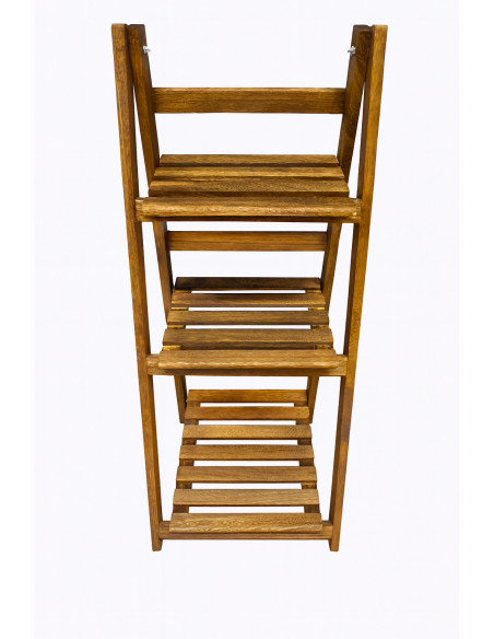 Estante rústico 3 niveles 34x77 Tostado