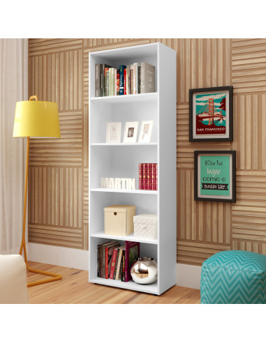 Estante Multy Blanco 60x30x180 cm - Estante para Living