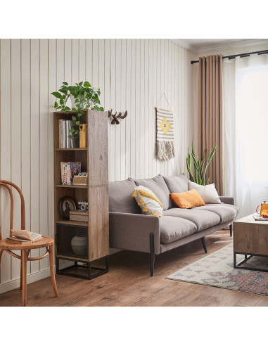 Estante Industrial Memphis 3 Niveles - Estilo Moderno y Funcional