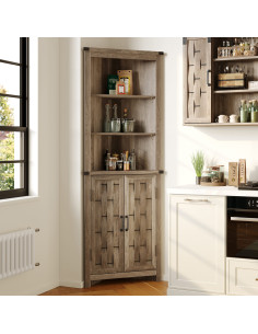 Estante esquinero Vinh café 2