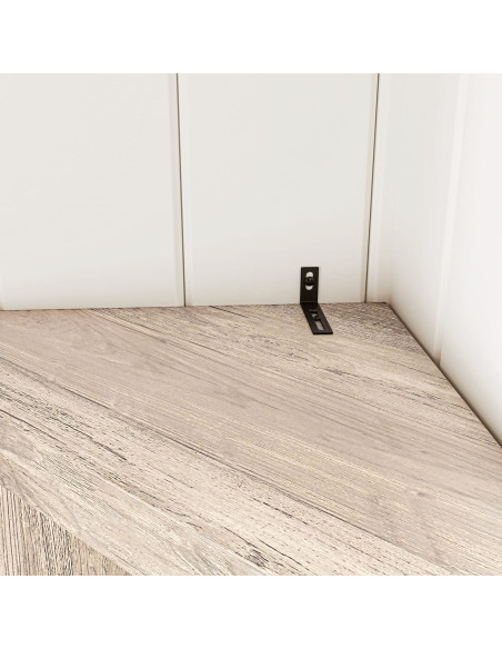 Estante esquinero Vinh gris